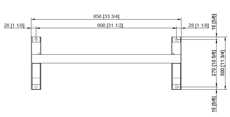 Настенное крепление тип 6-1/1 Rational 60.31.168