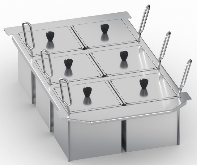 Набор из 6 порционных корзин для Rational iVario 2-S Rational 60.76.408