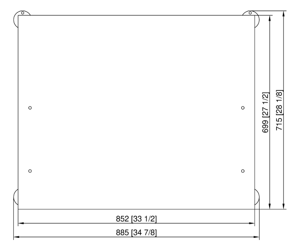 Подставка II с фиксацией (MarineLine) для iCombi Pro и Classic 6-1/1, 10-1/1 Rational 60.31.110
