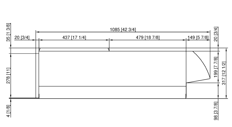 Зонт вытяжной UltraVent для iCombi Pro и iCombi Classic 6-2/1, 10-2/1 Rational 60.75.135