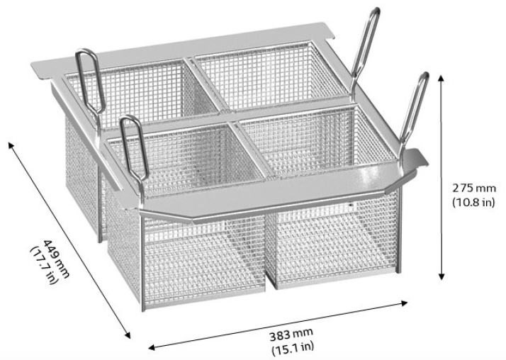 Набор из 4 порционных корзин для Rational для iVario 2-XS Rational 60.75.979