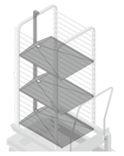 Комплект для слива жира для рам с направляющими тип 20-2/1 Rational 60.75.108
