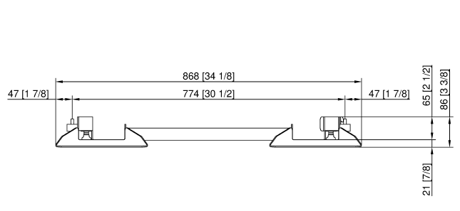 Въездная рампа для рамы с направляющими тип 20-2/1 Rational 60.22.380