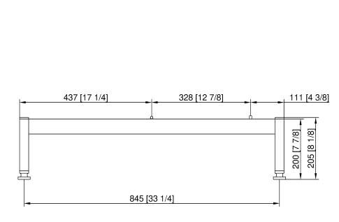 Подставка I для Combi-Duo 6-2/1 на 6-2/1 или на 10-2/1 Е Rational 60.31.203