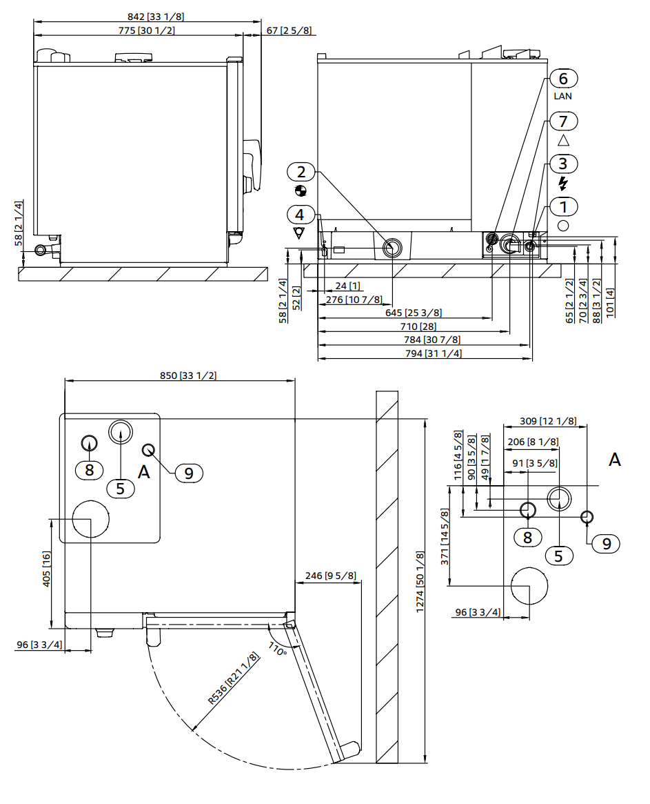 Пароконвектомат Rational iCombi Classic 6-1/1 Gas LPG сжиженный газ