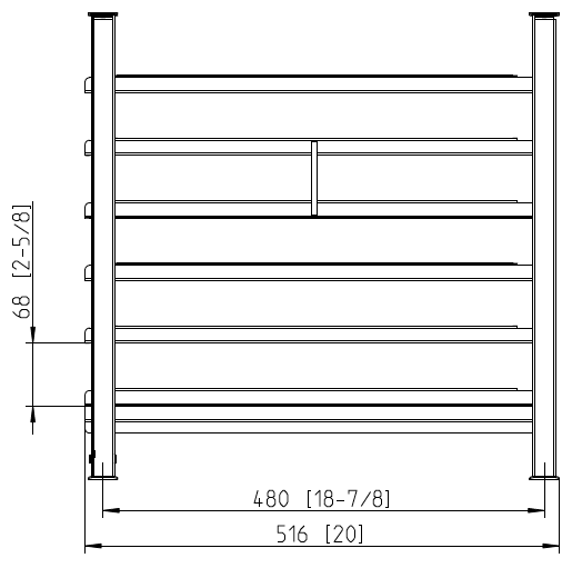 Рама тип 6-1/1 Rational 60.61.373