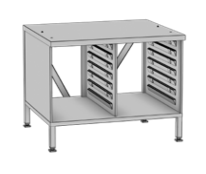 Подставка II стандарт «Пекарь» с фиксацией для iCombi Pro и Classic 6-1/1, 10-1/1 Rational 60.31.211