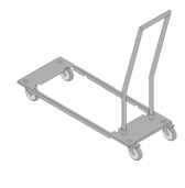 Тележка для емкостей с интегрированным сливом масла Rational 60.73.309