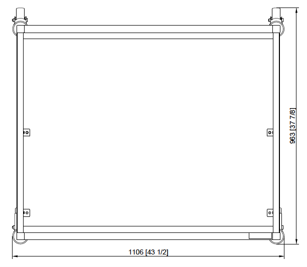 Подставка I с роликами для iCombi Pro и iCombi Classic 6-2/1, 10-2/1 Rational 60.31.102