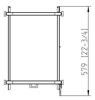 Рама с направляющими 8 уровней тип 10-1/1 Rational 60.11.601
