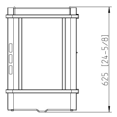 Рама с направляющими стандарт «Пекарь» (400х600 мм) тип 10-1/1 Rational 60.11.599
