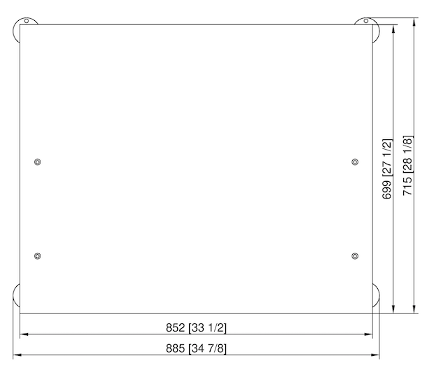 Подставка IV с фиксацией (MarineLine) для iCombi Pro и Classic 6-1/1, 10-1/1 Rational 60.31.114