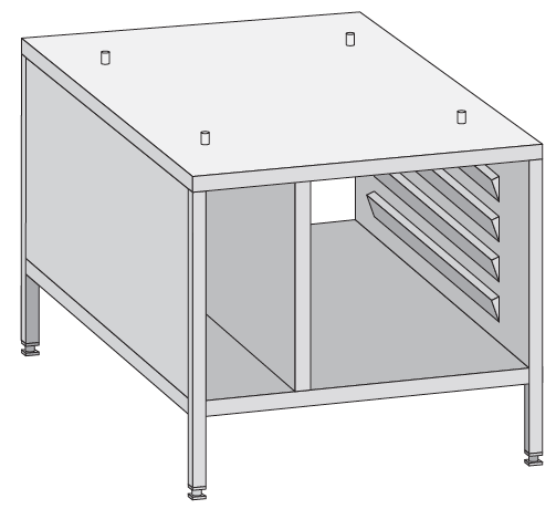 Подставка II для Combi-Duo Rational 60.31.046
