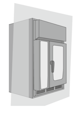 Комплект для встраивания iCombi Pro XS 6-2/3 с зонтом UltraVent Plus XS Rational 60.74.405