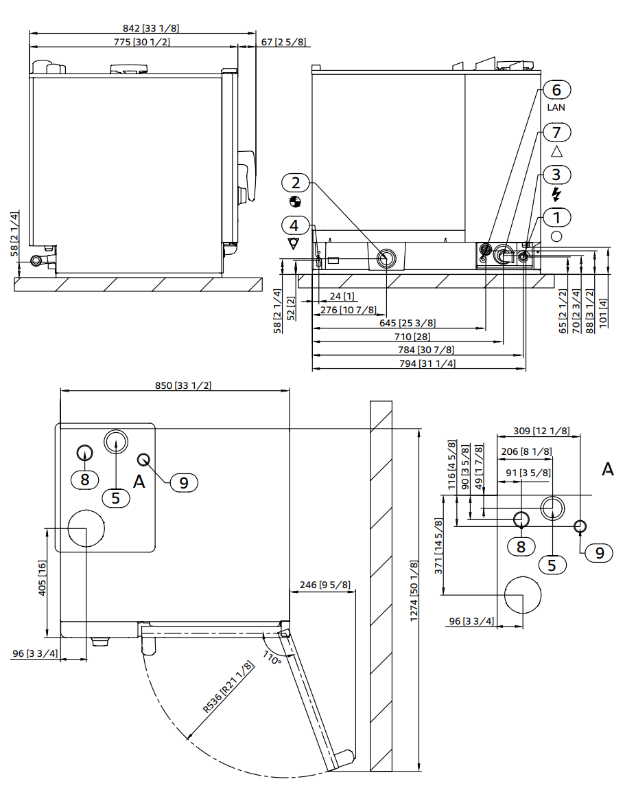 Пароконвектомат Rational iCombi Pro 6-1/1 Gas LPG сжиженный газ