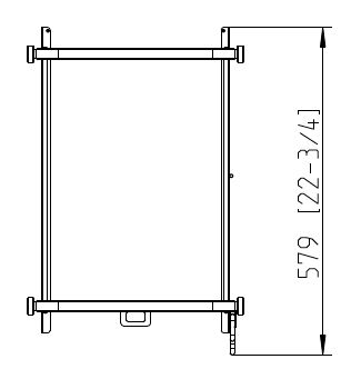 Рама с направляющими стандарт тип 10-1/1 Rational 60.11.600