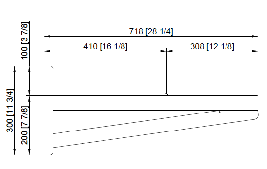 Настенное крепление тип 6-1/1 Rational 60.31.168