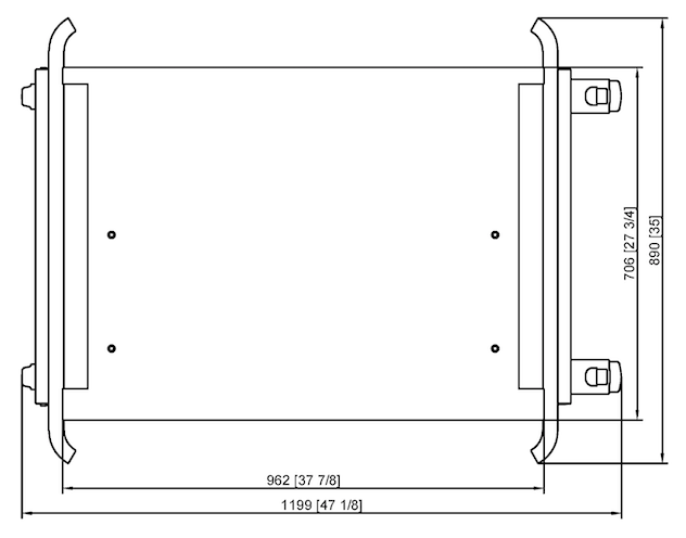 Подставка II версия MobilityLine тип 6-1/1, 10-1/1 Rational 60.31.164