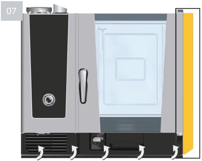Теплозащитный экран справа тип 10-1/1 Rational 60.75.771