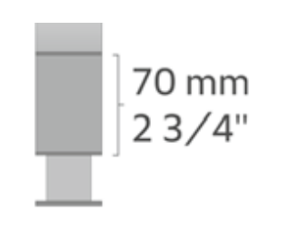 Устройство для возвышения аппарата типы 20-1/1, 20-2/1 Rational 60.70.407