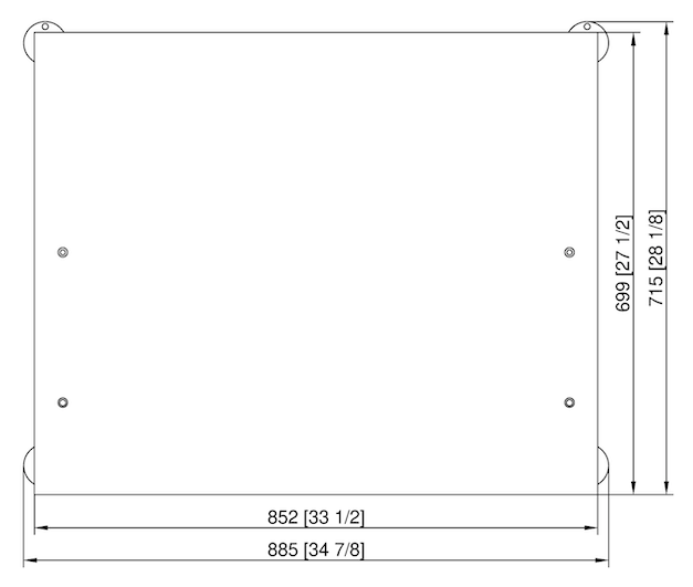Подставка III с фиксацией (MarineLine) для iCombi Pro и Classic 6-1/1, 10-1/1 Rational 60.31.112