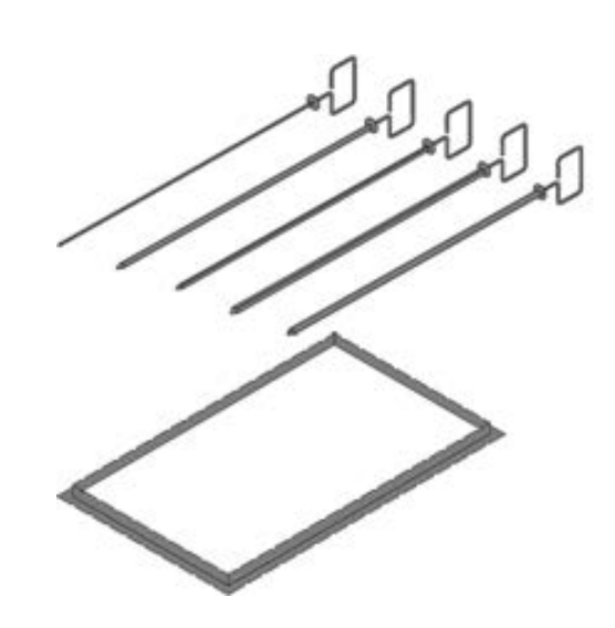 Набор для гриля и тандури Rational 2/3 GN (325х354 мм) Rational 60.75.782