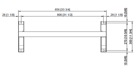 Настенное крепление тип 6-1/1 Rational 60.31.168
