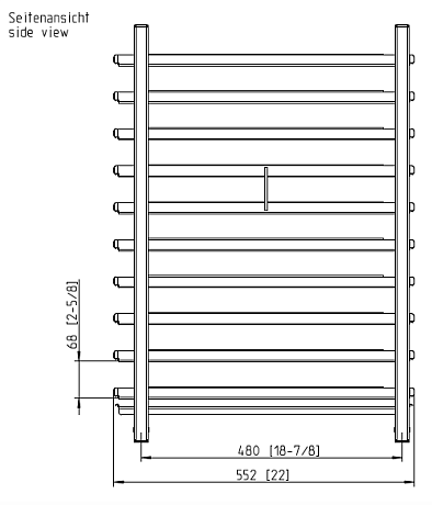 Рама тип 10-1/1 мосркое исполнение Rational 60.11.573