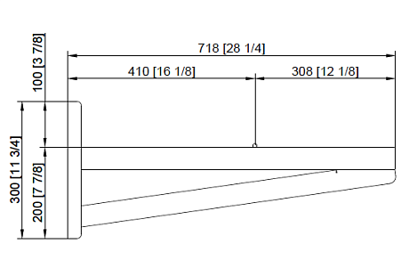 Настенное крепление тип 6-1/1 Rational 60.31.168